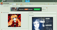 Desktop Screenshot of anime-rocker.deviantart.com