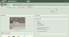 Desktop Screenshot of hotah.deviantart.com