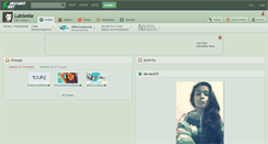 Desktop Screenshot of luhsmile.deviantart.com