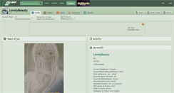 Desktop Screenshot of lovelybeauty.deviantart.com