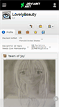 Mobile Screenshot of lovelybeauty.deviantart.com