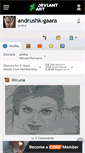 Mobile Screenshot of andrushk-gaara.deviantart.com