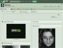Tablet Screenshot of dbarbosa.deviantart.com