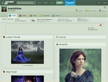 Tablet Screenshot of anarielhime.deviantart.com