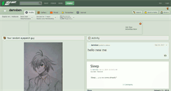 Desktop Screenshot of damnben.deviantart.com