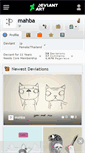 Mobile Screenshot of mahba.deviantart.com