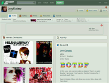 Tablet Screenshot of lexyecstasy.deviantart.com