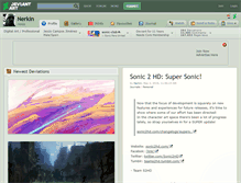 Tablet Screenshot of nerkin.deviantart.com