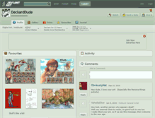 Tablet Screenshot of deckarddude.deviantart.com