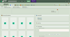 Desktop Screenshot of mintyart.deviantart.com