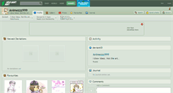 Desktop Screenshot of animezzz999.deviantart.com