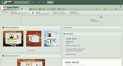 Desktop Screenshot of junior-spirit.deviantart.com