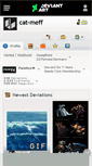 Mobile Screenshot of cat-meff.deviantart.com