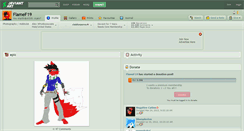 Desktop Screenshot of flamef19.deviantart.com
