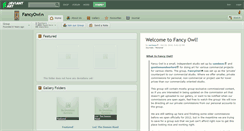 Desktop Screenshot of fancyowl.deviantart.com