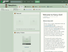 Tablet Screenshot of fancyowl.deviantart.com