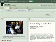Tablet Screenshot of fifthstitch.deviantart.com