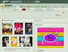 Tablet Screenshot of itzeditions.deviantart.com