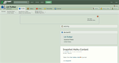 Desktop Screenshot of lit-twitter.deviantart.com