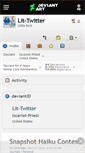 Mobile Screenshot of lit-twitter.deviantart.com