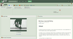 Desktop Screenshot of nedia.deviantart.com