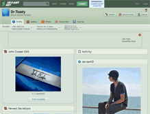 Tablet Screenshot of dr-toasty.deviantart.com