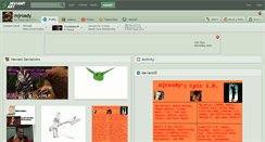 Desktop Screenshot of mjroady.deviantart.com