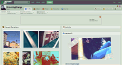 Desktop Screenshot of drowningorange.deviantart.com