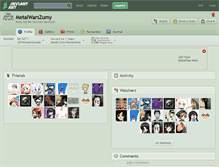 Tablet Screenshot of metalwarszumy.deviantart.com