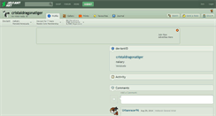 Desktop Screenshot of cristaldragonatiger.deviantart.com