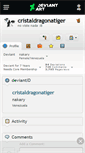 Mobile Screenshot of cristaldragonatiger.deviantart.com