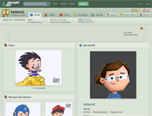 Tablet Screenshot of kellerac.deviantart.com