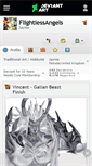 Mobile Screenshot of flightlessangels.deviantart.com