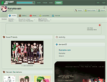 Tablet Screenshot of kurumo-sen.deviantart.com