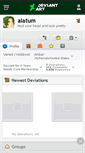 Mobile Screenshot of alatum.deviantart.com