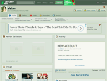 Tablet Screenshot of alatum.deviantart.com