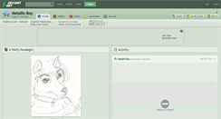Desktop Screenshot of metallic-boy.deviantart.com
