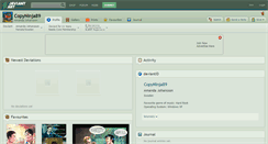 Desktop Screenshot of copyninja89.deviantart.com