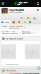 Mobile Screenshot of copyninja89.deviantart.com