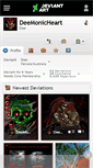 Mobile Screenshot of deemonicheart.deviantart.com
