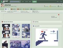 Tablet Screenshot of johanirae.deviantart.com