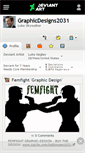 Mobile Screenshot of graphicdesigns2031.deviantart.com
