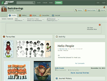 Tablet Screenshot of basicdrawings.deviantart.com