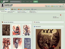 Tablet Screenshot of marok-art.deviantart.com