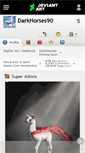 Mobile Screenshot of darkhorses90.deviantart.com