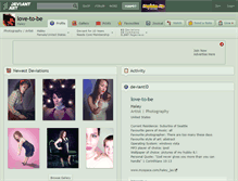 Tablet Screenshot of love-to-be.deviantart.com