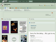 Tablet Screenshot of katevunza.deviantart.com