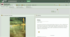 Desktop Screenshot of cloud-room.deviantart.com