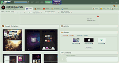 Desktop Screenshot of midnighttokerkate.deviantart.com