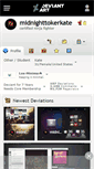 Mobile Screenshot of midnighttokerkate.deviantart.com